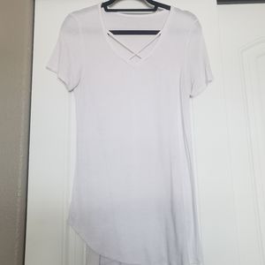 Long Criss-Cross Tee